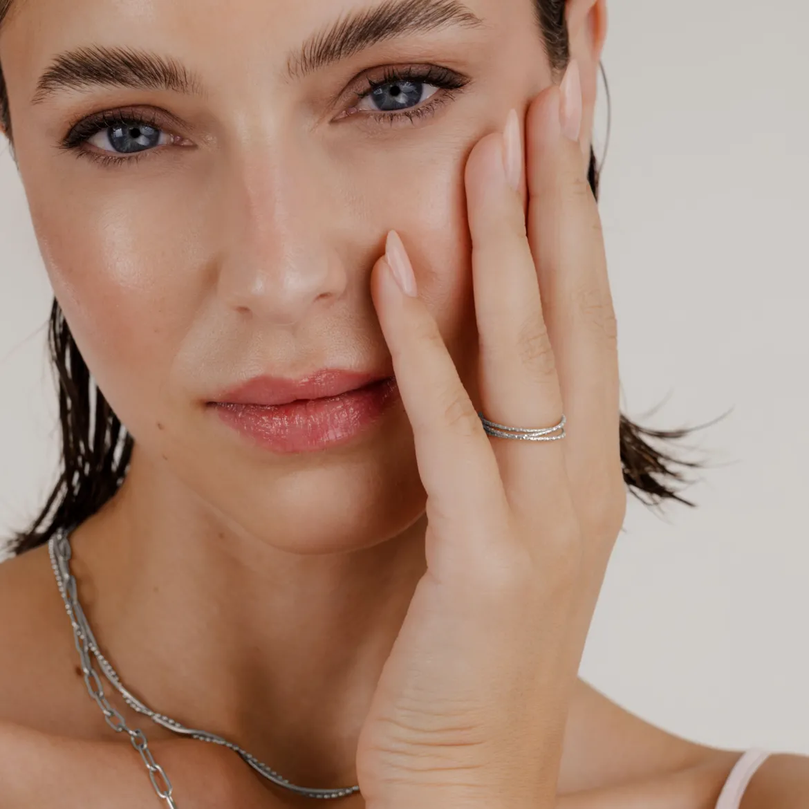 Prism Trio Ring Silber