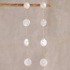 Pure Love Pearl Earrings Silber