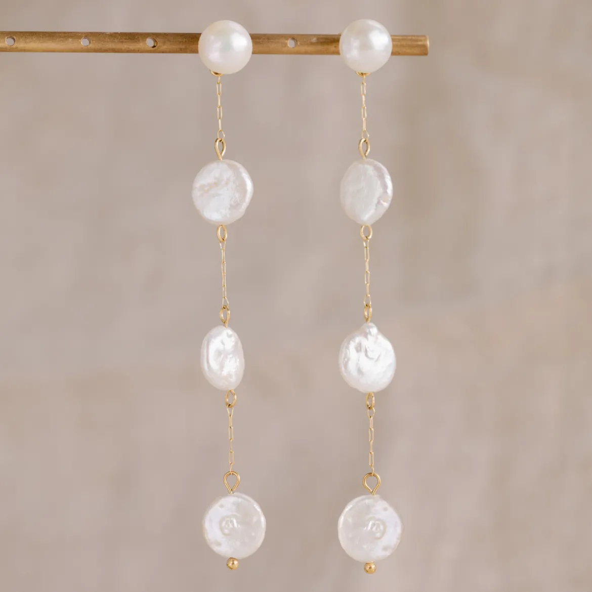 Pure Love Pearl Earrings Silber