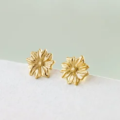 Pure Petal Studs Silber