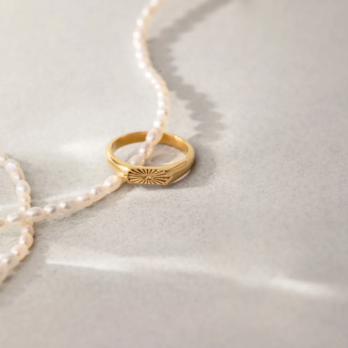 Rise u0026 Shine Ring Gold