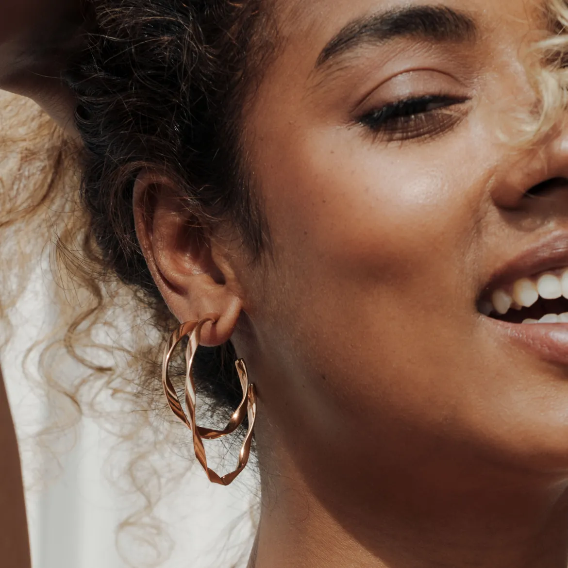 Sahira Hoop Bundle Roségold