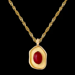 Scarlet Treasure Necklace Gold