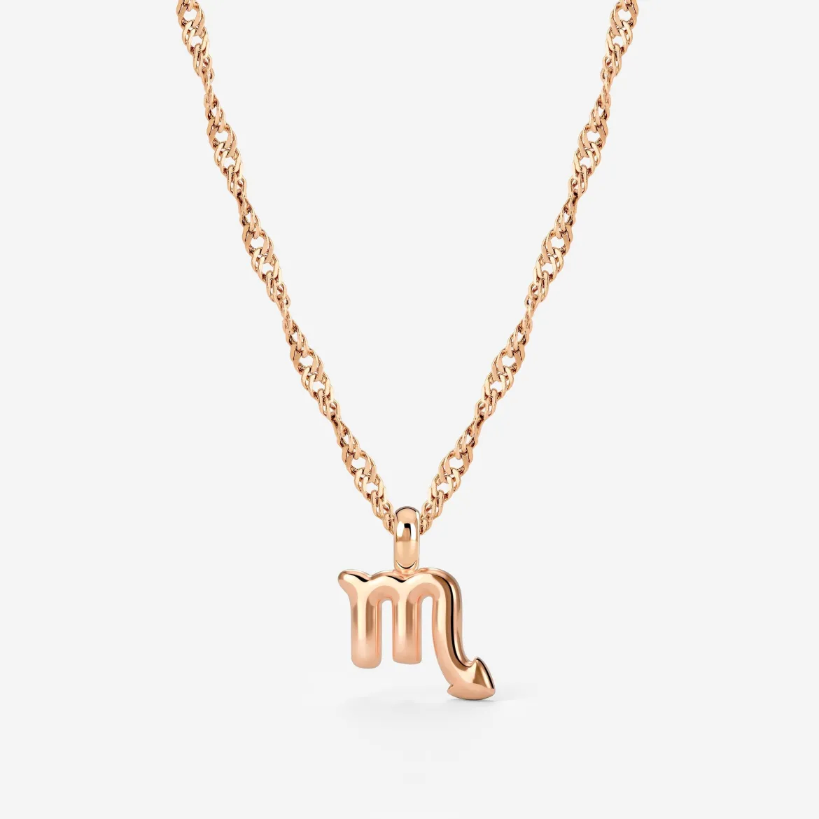 Scorpio Bubble Necklace Roségold