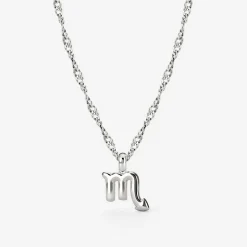 Scorpio Bubble Necklace Silber