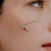 Scorpio Bubble Necklace Silber