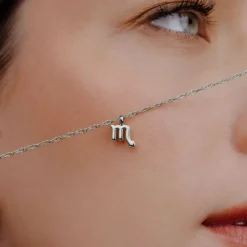 Scorpio Bubble Necklace Silber