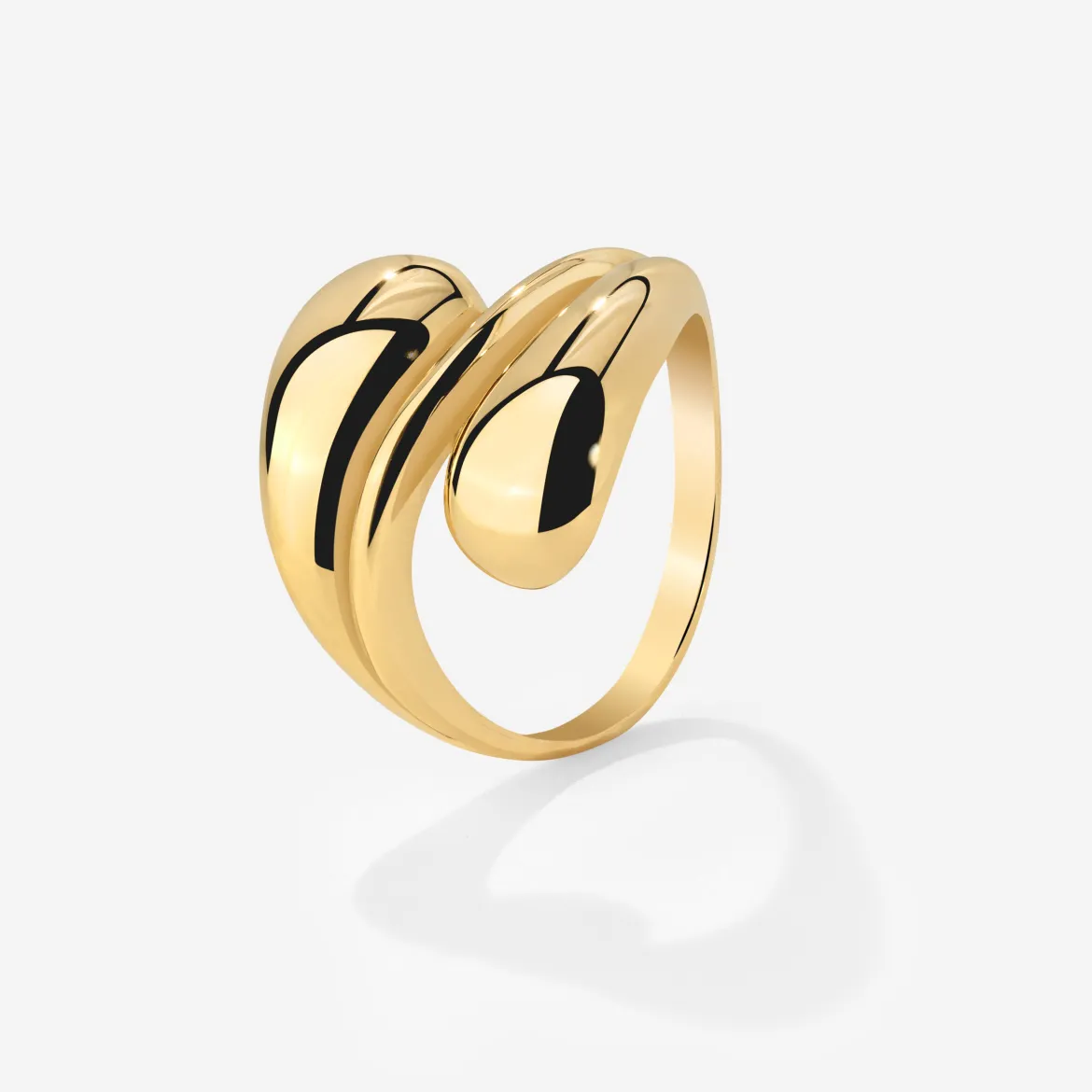 Sculpted Touch Ring Gold