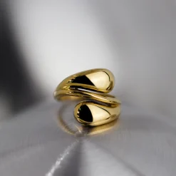Sculpted Touch Ring Silber