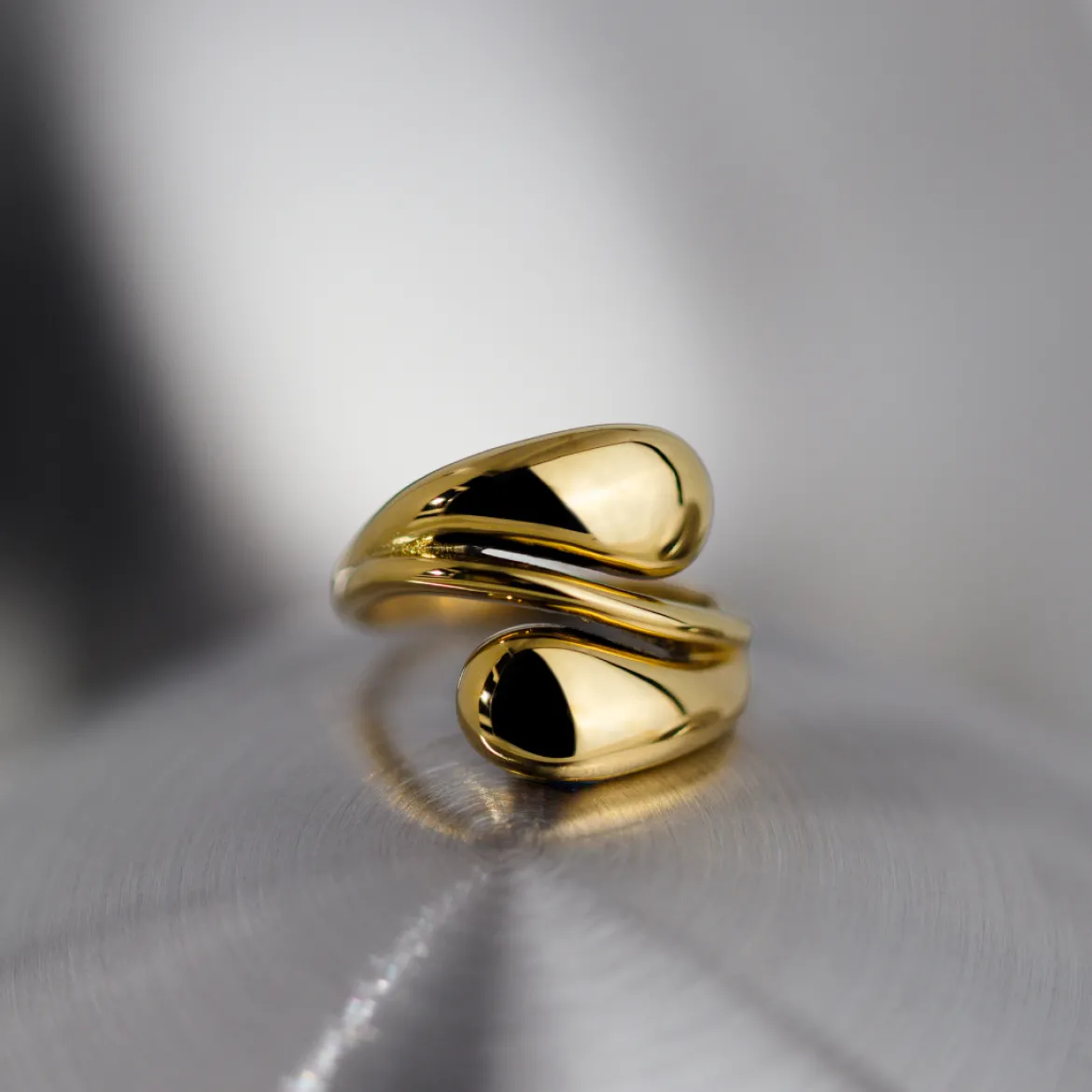 Sculpted Touch Ring Silber