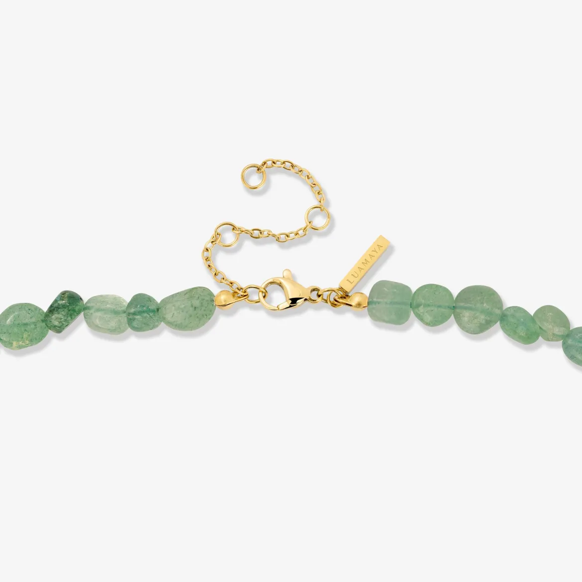 Sea Glass Necklace Gold