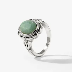 Sea Glass Ring Silber