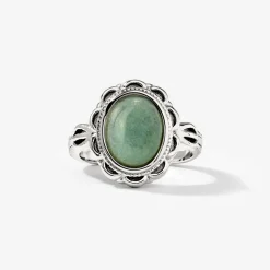 Sea Glass Ring Silber