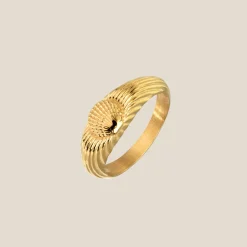 Sea Shell Ring Gold