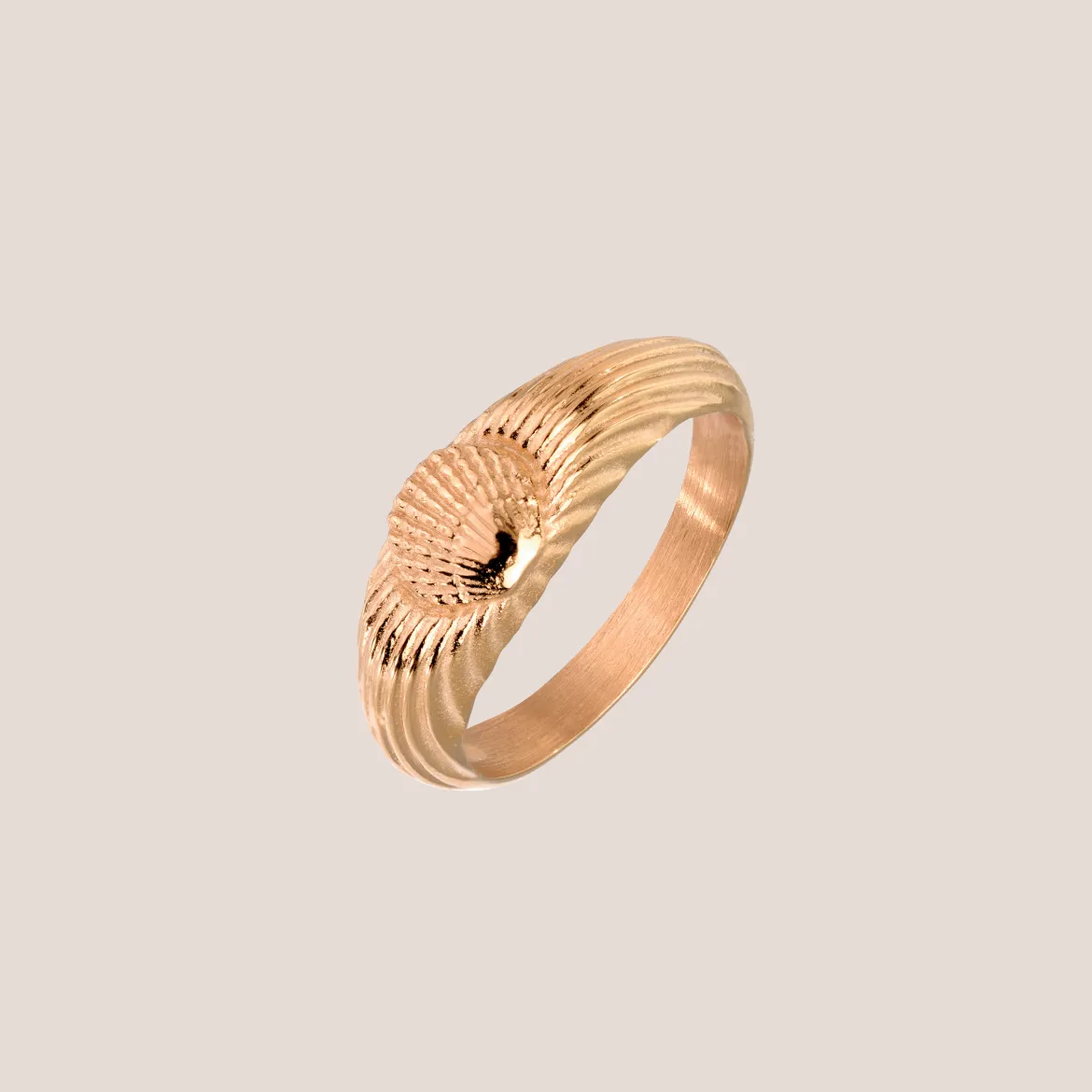 Sea Shell Ring Roségold