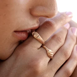Sea Shell Ring Roségold