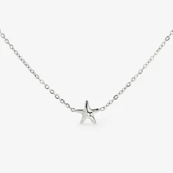 Sea Star Choker Silber