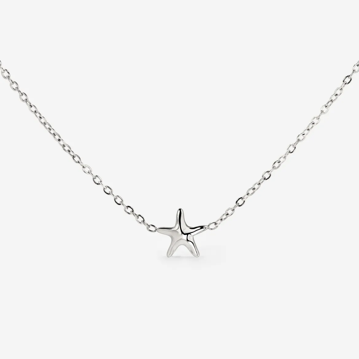 Sea Star Choker Silber