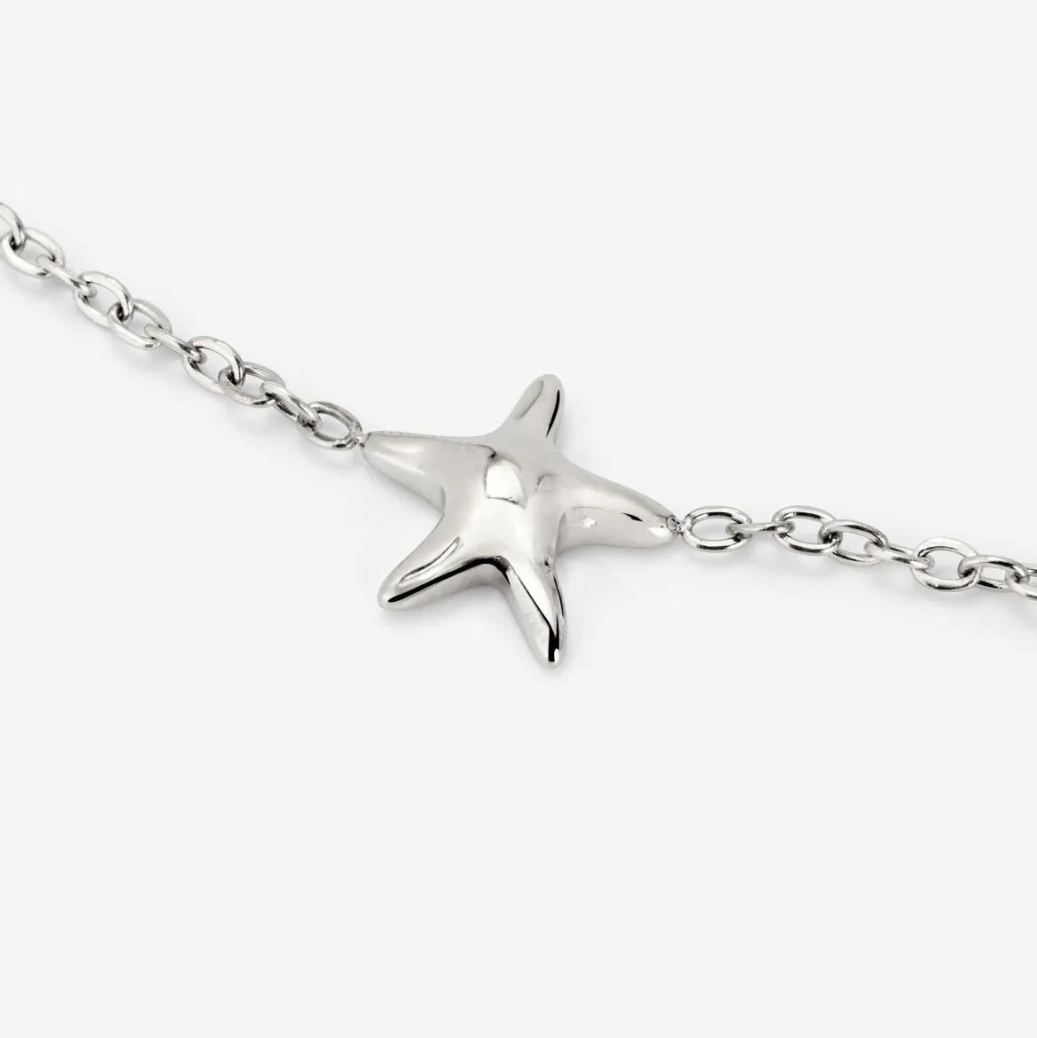 Sea Star Choker Silber