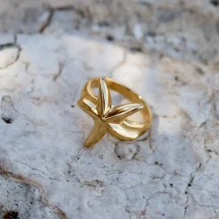 Sea Star Ring Gold