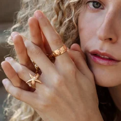 Sea Star Ring Roségold