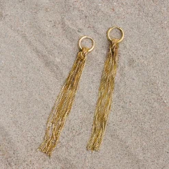 Sea Strands Hoop Set Small Roségold