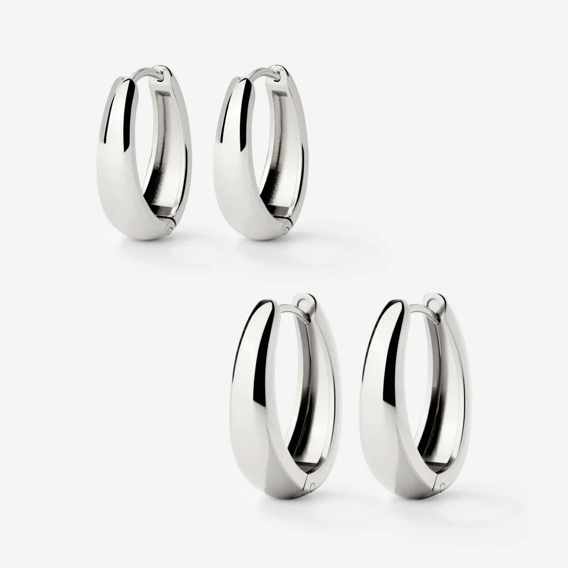 Seeker Hoop Bundle Silber