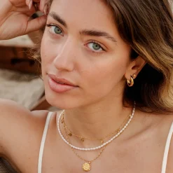 Seeker Hoops Small Gold