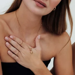 Serenity Singapore Chain Necklace Set Roségold