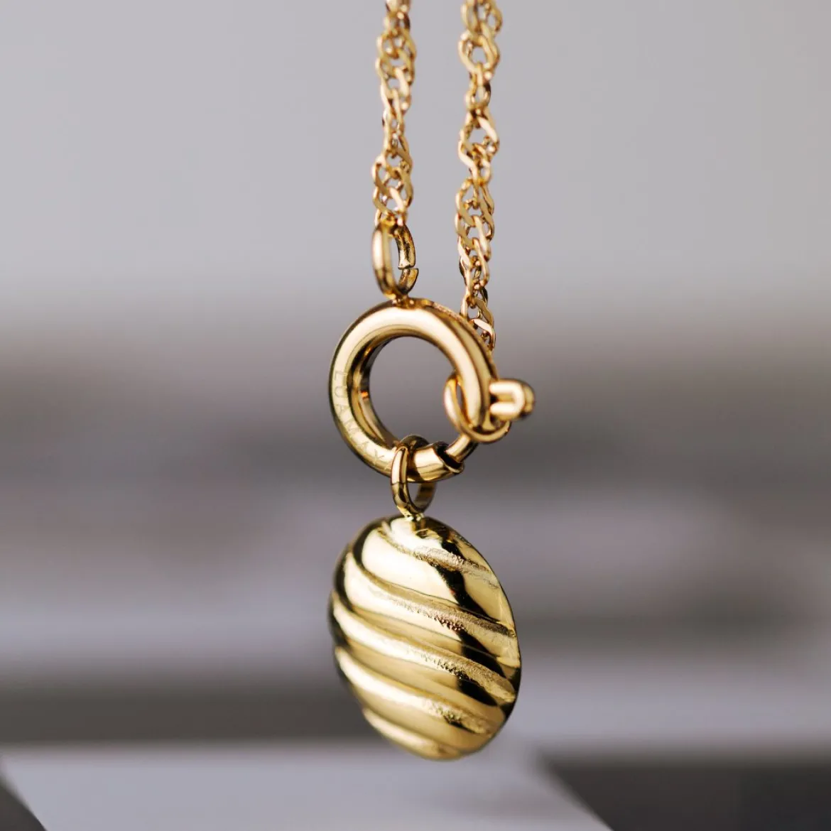 Serenity Singapore Chain Necklace Set Roségold