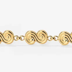 Serpent's Whisper Hoop Set Small Gold