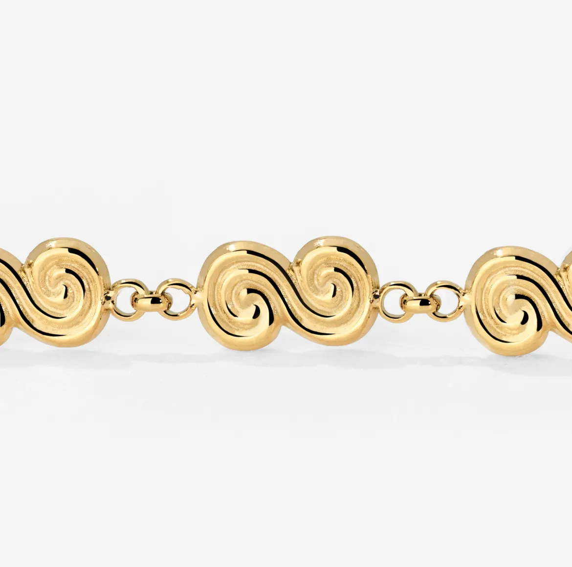 Serpent's Whisper Hoop Set Small Gold