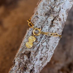 Serpent's Whisper Oval Links Necklace Set Roségold