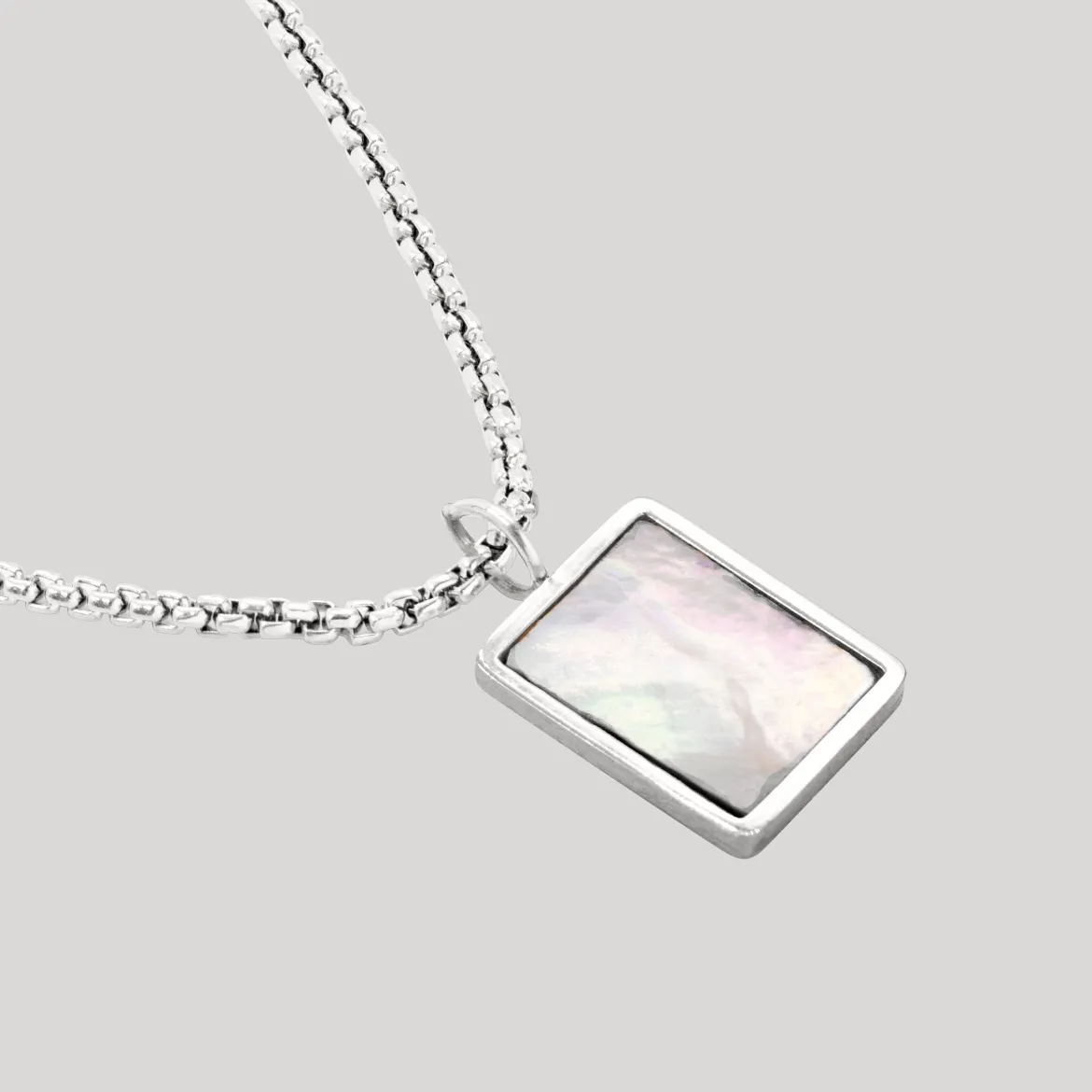 Shimmering Reflection Necklace Silber