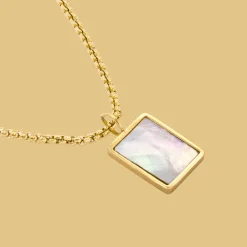 Shimmering Reflection Necklace Gold