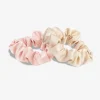 Shimmering Scrunchie Bundle Small - Green / Beige
