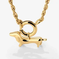 Shorty Rope Chain Necklace Set Gold