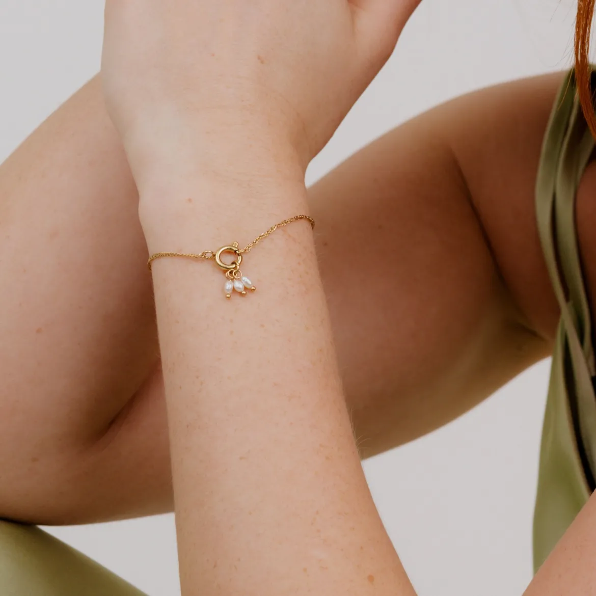 Singapore Chain Charm Bracelet Set