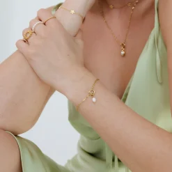 Singapore Chain Charm Bracelet Set