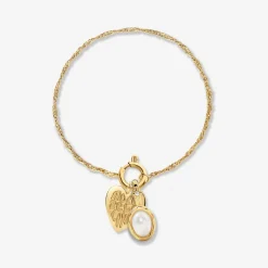 Singapore Chain Charm Bracelet Set