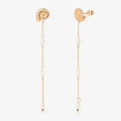 Siren's Spell Pearl Drop Earrings Roségold