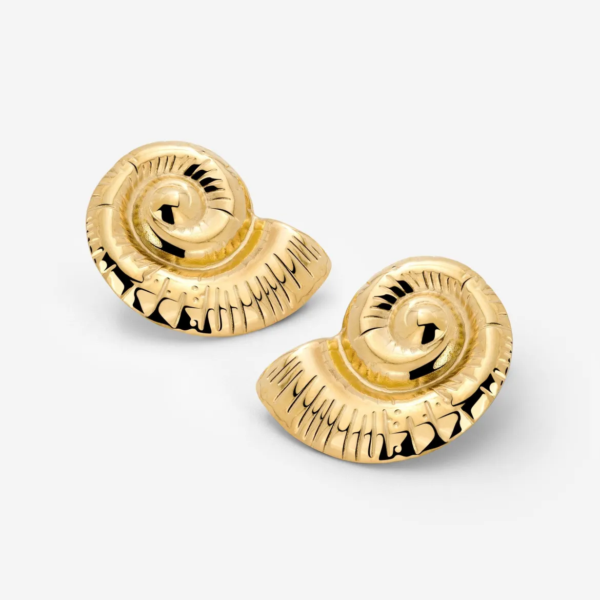 Siren's Spell Studs Gold