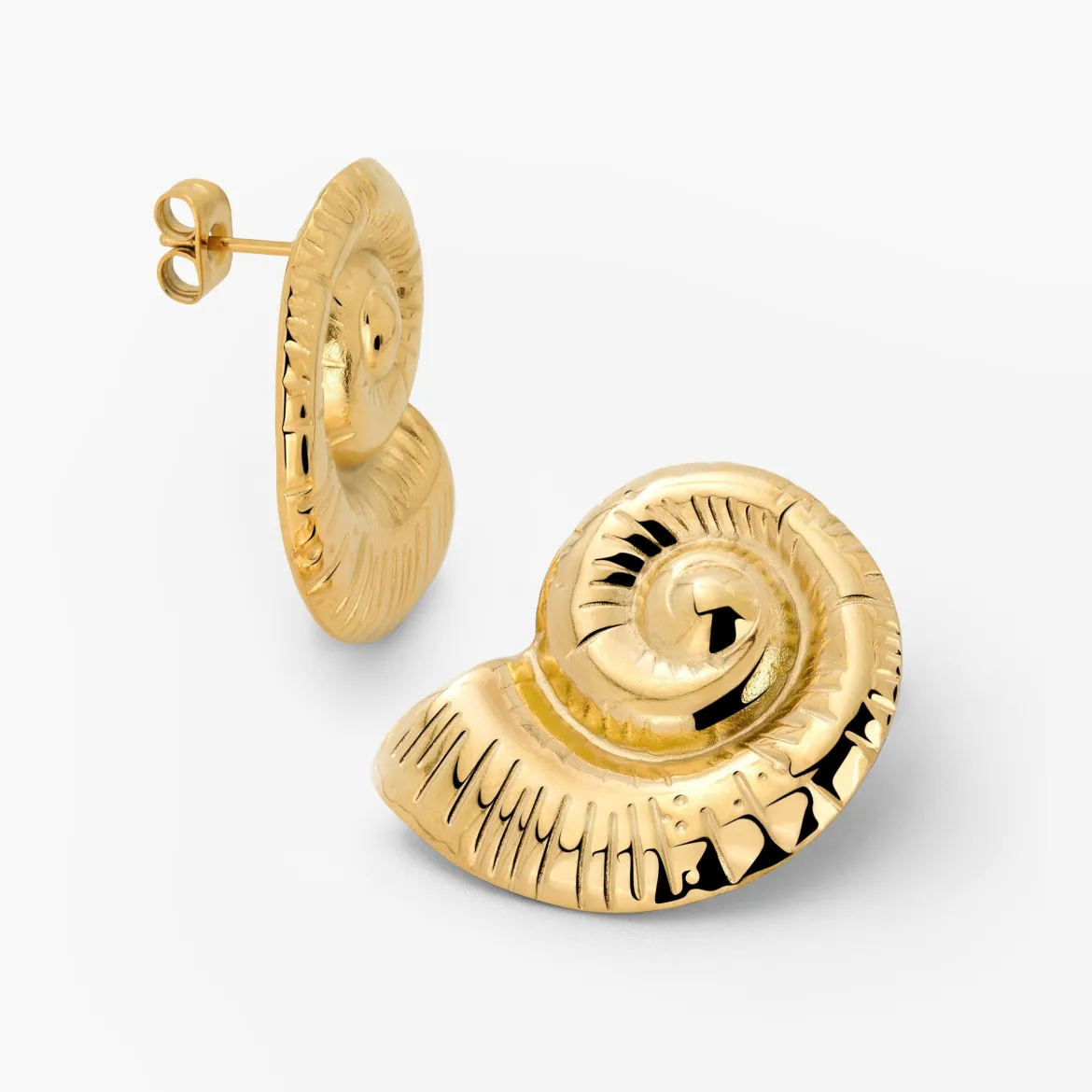 Siren's Spell Studs Gold