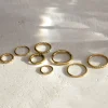 Slim Hoops Small Gold