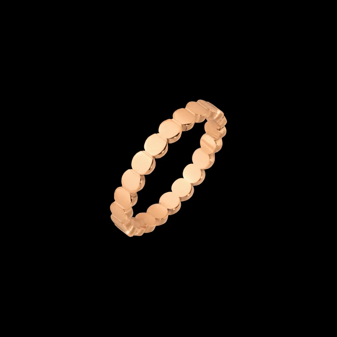 Small Circles Ring Roségold