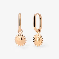 Solaris Oval Hoop Set Baby Roségold