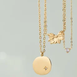 Solitaire Stone Choker Silber