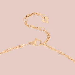Sparkling Donut Necklace Roségold
