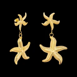 Starfish Studs Gold