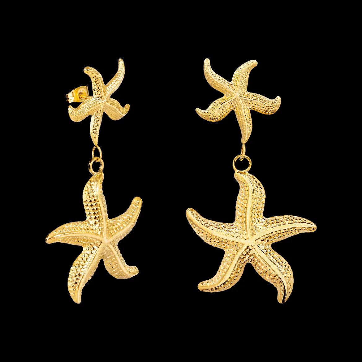 Starfish Studs Gold